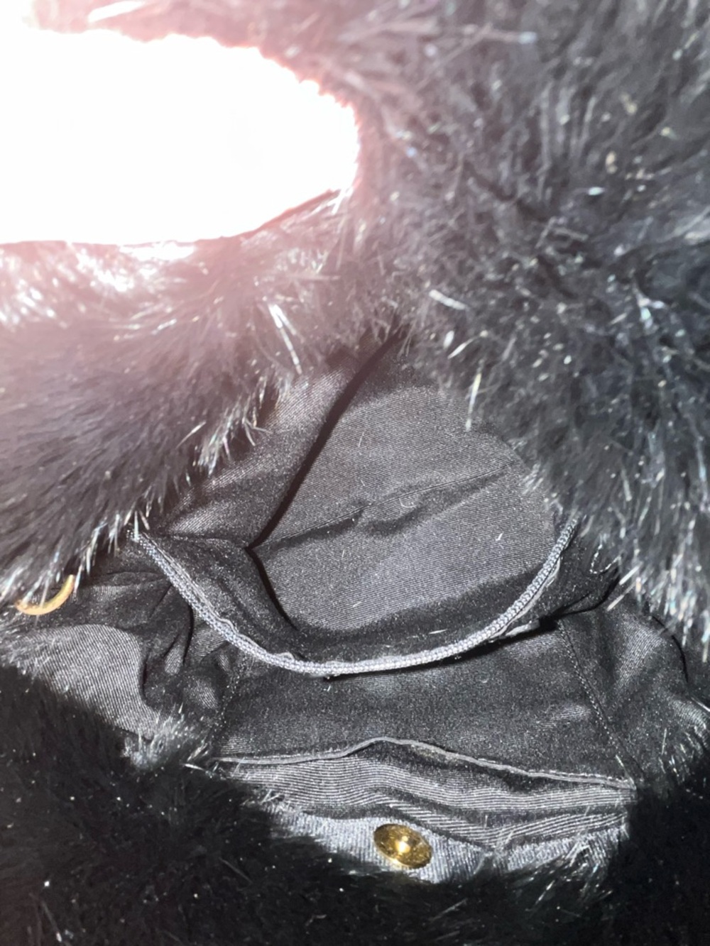 Coach SoHo Rabbit Fur Ski Hobo Handbag - Picture 9 of 10
